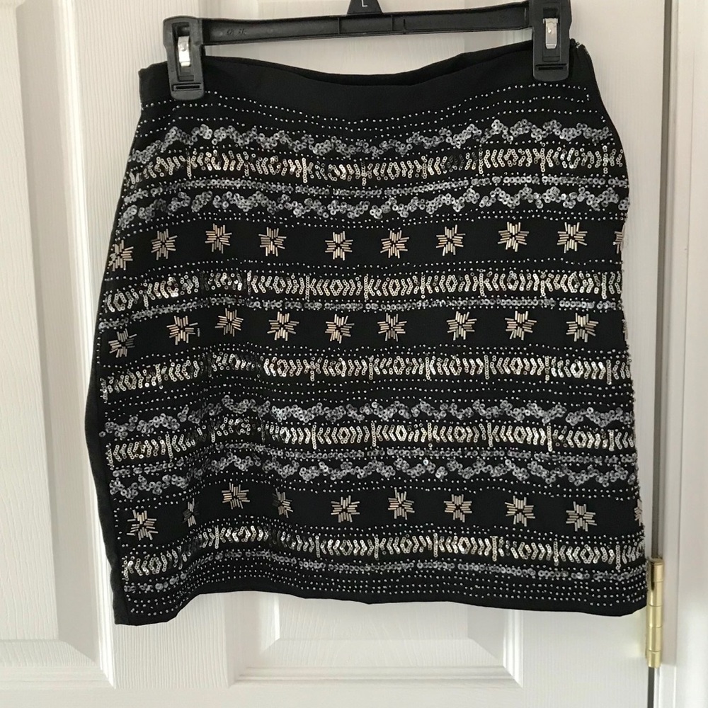 Express Sequin Skirt, Size S
